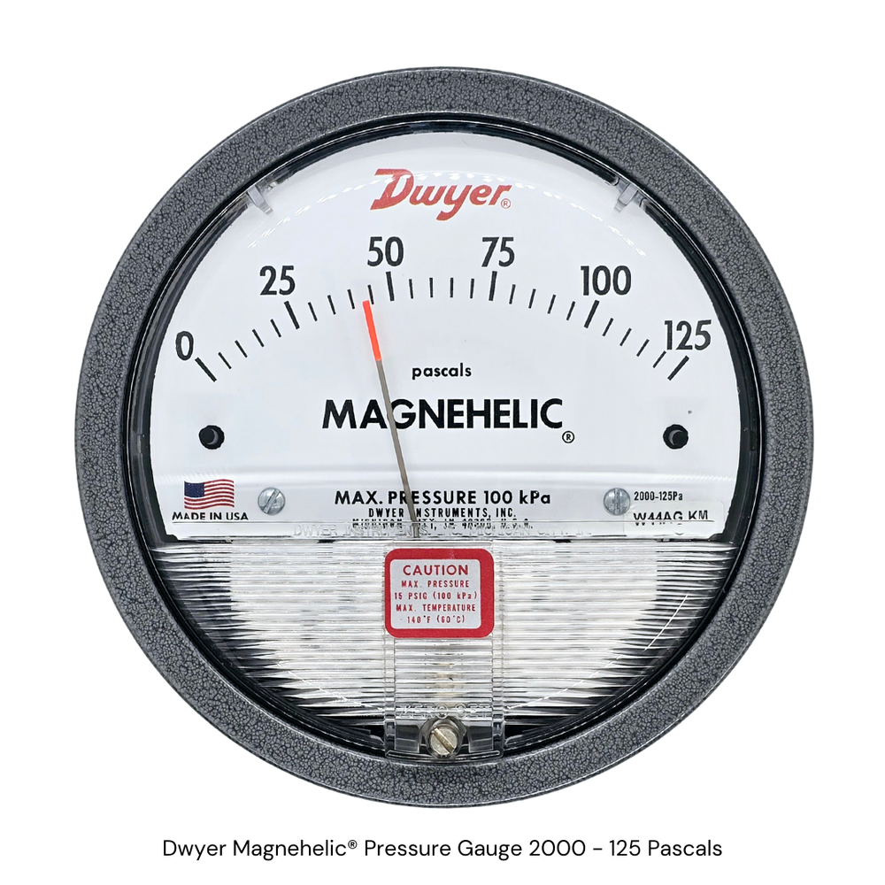 Dwyer Magnehelic®️ 2000 Series Pressure Gauge