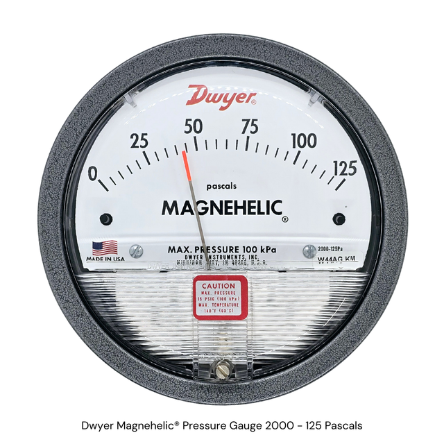 Dwyer Magnehelic®️ 2000 Series Pressure Gauge