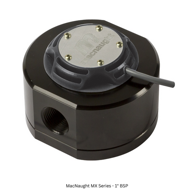 MacNaught MX Series Oval Gear Flowmeter – Aluminium Body for Fuels and Oils – with Blind Non-Indicating Pulse Output