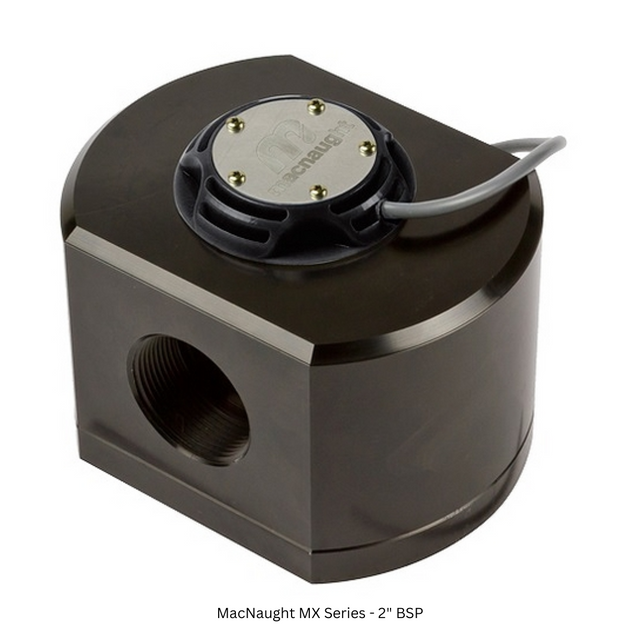 MacNaught MX Series Oval Gear Flowmeter – Aluminium Body for Fuels and Oils – with Blind Non-Indicating Pulse Output
