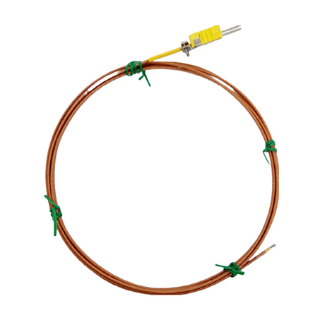 Type K Thermocouple Bead Junction with Miniplug and Clamp
