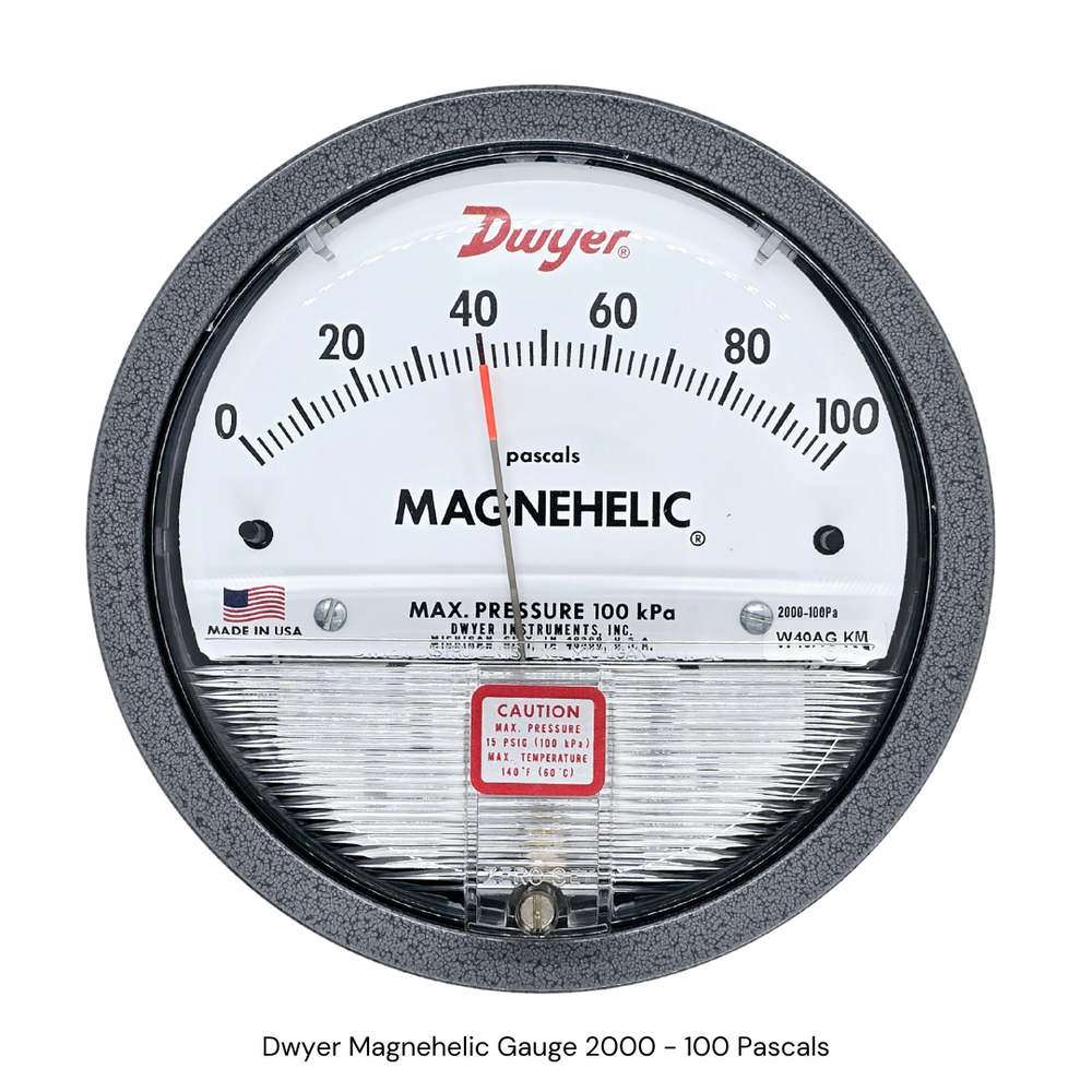 Dwyer Magnehelic®️ 2000 Series Pressure Gauge
