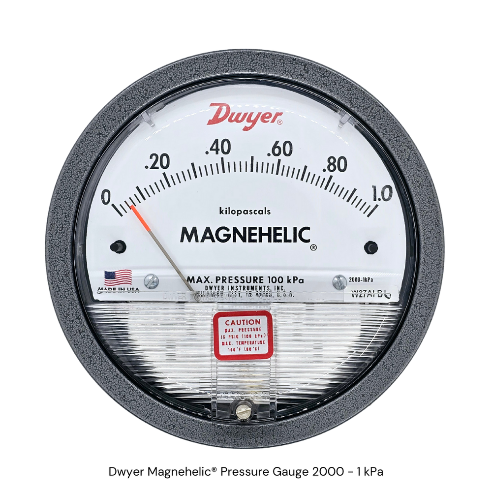 Dwyer Magnehelic®️ 2000 Series Pressure Gauge