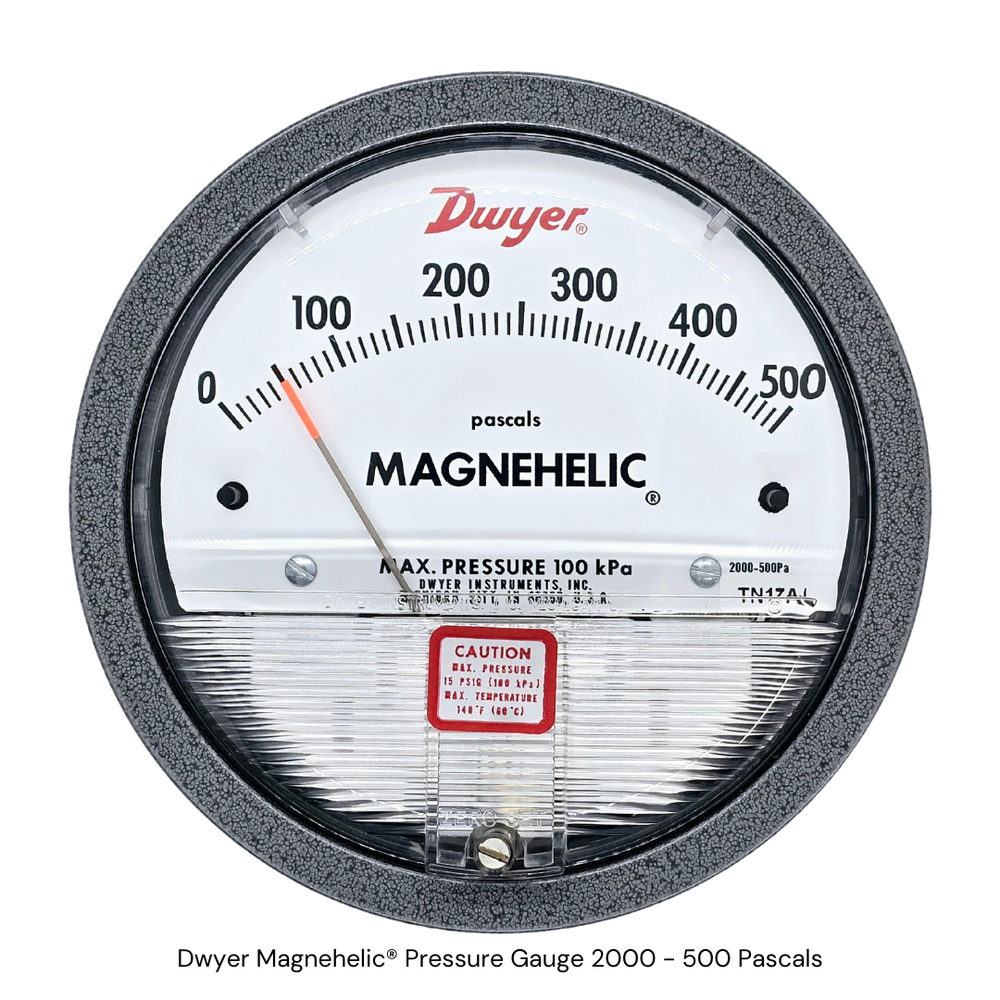 Dwyer Magnehelic®️ 2000 Series Pressure Gauge