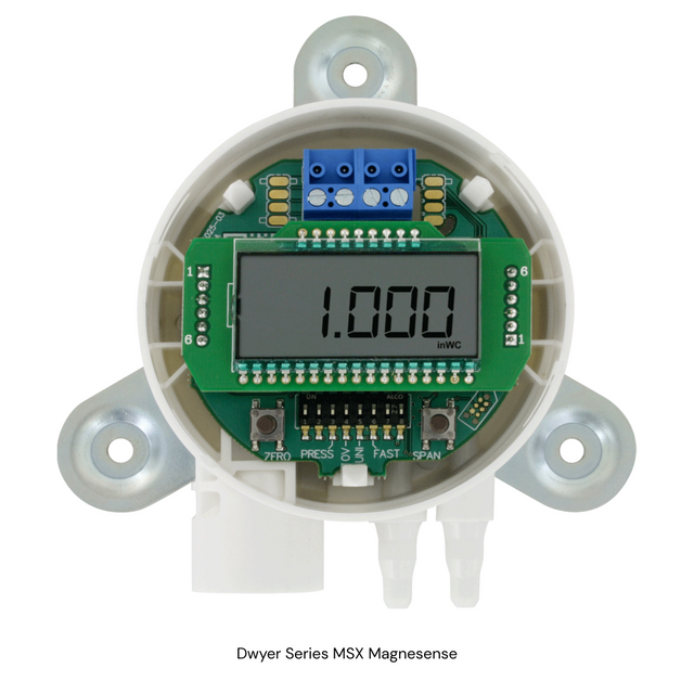 Dwyer MSX Series Magnesense® Differential Pressure Transmitter