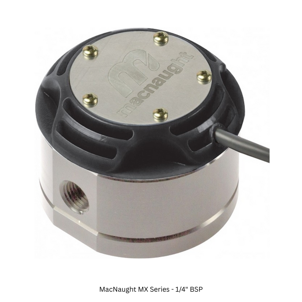 MacNaught MX Series Oval Gear Flowmeter – Stainless Steel Body for Fuels and Oils – with Blind Non-Indicating Pulse Output