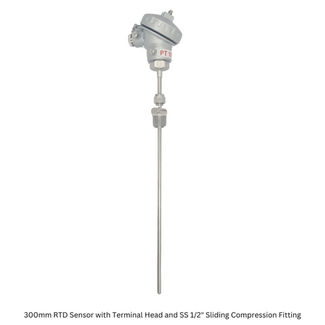 RTD Sensors with Small Terminal Head