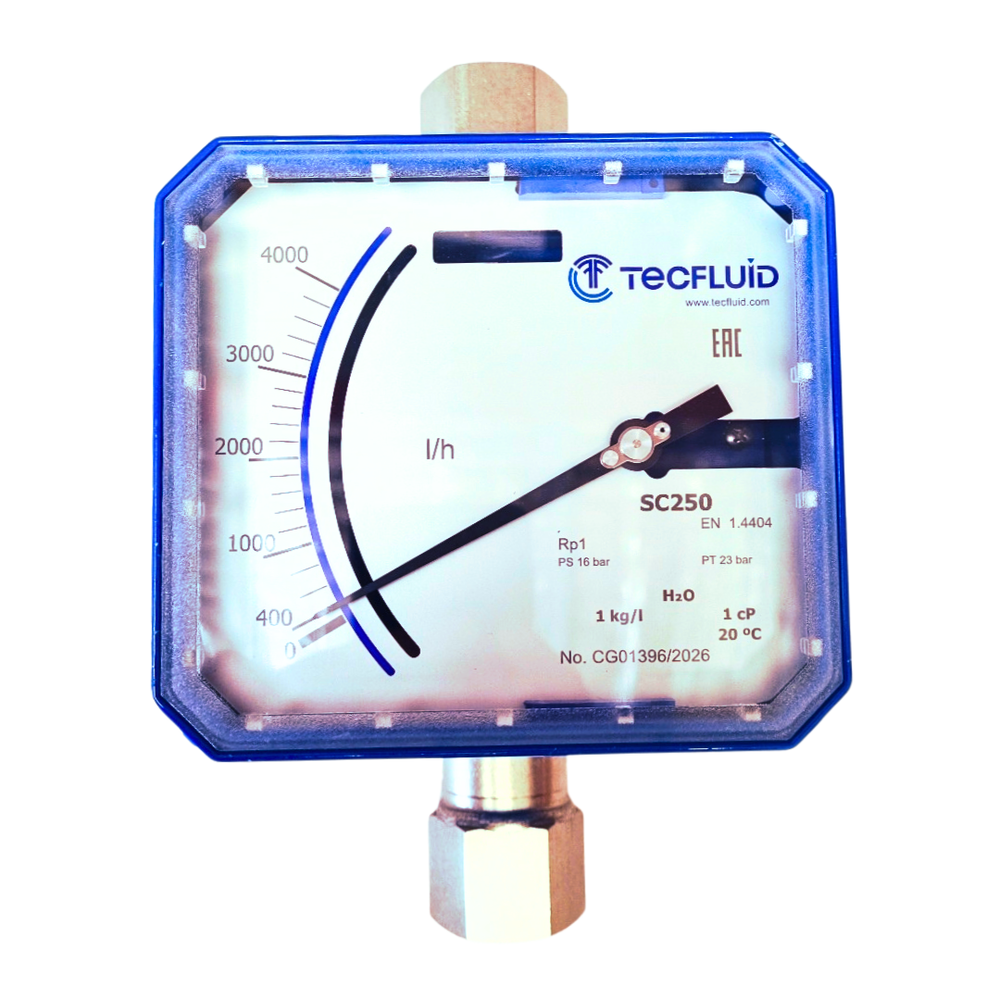 Tecfluid Metal Tube Variable Area Flowmeter
