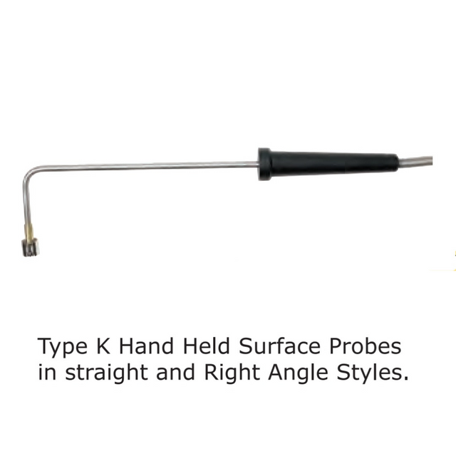 Type-K Handheld Surface Temperature Probe