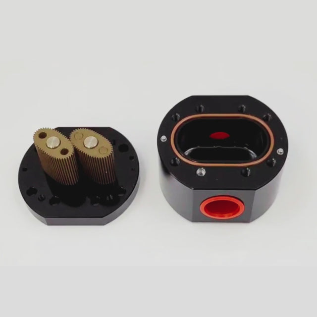 MacNaught MX Series Oval Gear Flowmeter – Aluminium Body for Fuels and Oils – with Battery Powered Digital Indicator
