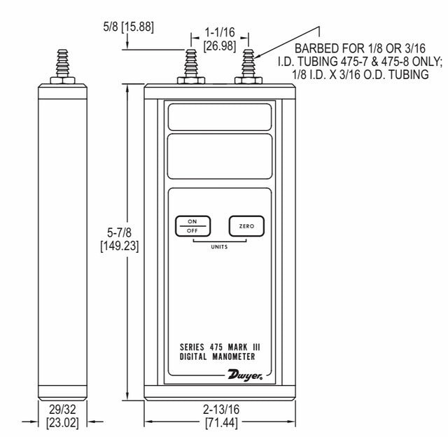 Dwyer Series 475 Handheld Digital Manometer