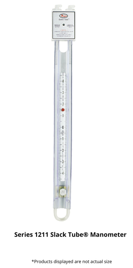 Dwyer Slack Tube U-Tube Manometer – Fluid Filled