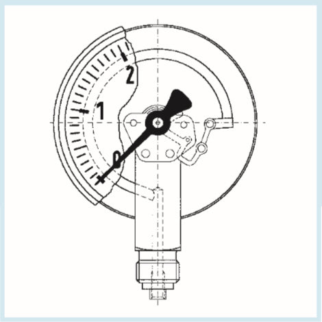 Afriso Heavy Duty Pressure Gauge 63mm